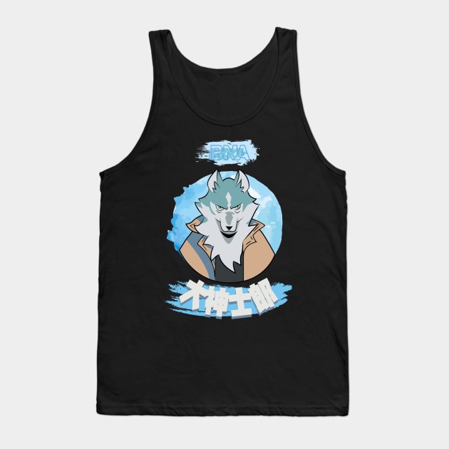 BRAND NEW ANIMAL (BNA): SHIROU OGAMI (WOLF) Tank Top by FunGangStore